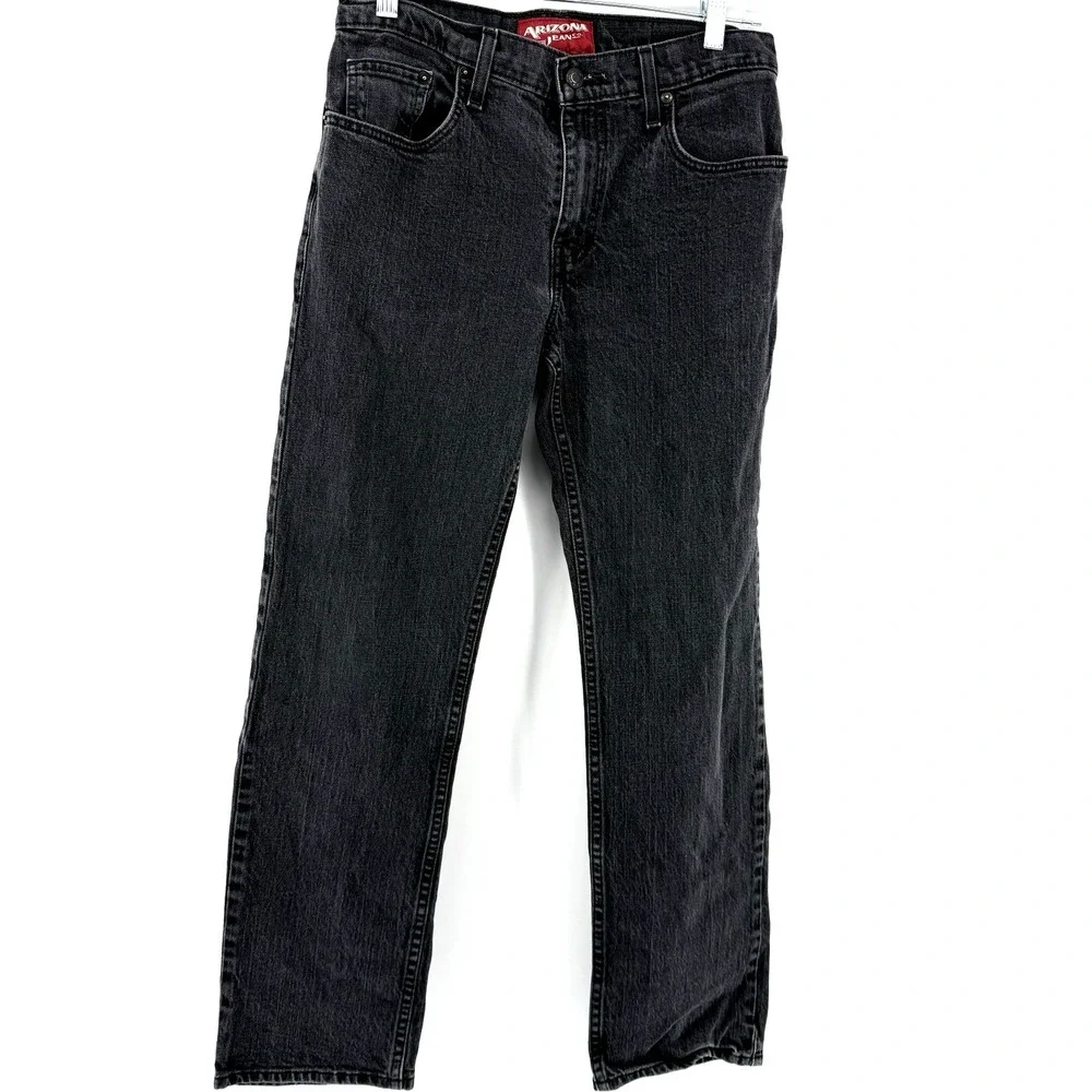 Arizona Jean CO Men's Original Straight Fit 30x30 (30x27) Black